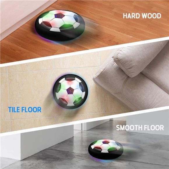 LED Hover SoccerBall-Air Power Training Ball Playing Football Indoor OutdoorGame - Picture 5 of 6
